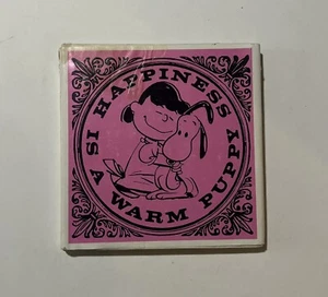 Rare 1962 First Edition Happiness is a Warm Puppy by Charles M. Schulz – Peanuts - Bild 1 von 7