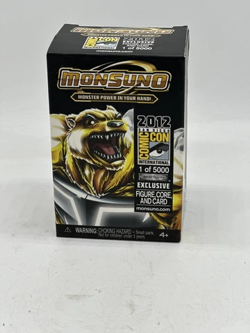 2012 MONSUNO Figure Core Card Exclusive Comic Con SDCC Only 5000 Made NEw In Box Cover