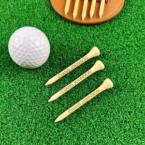 Personalized Golf Wooden Tees Wedding Favors Best Man Groomsmen Birthday Gift - Picture 1 of 9