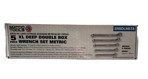 Matco 5 PIECE XL DEEP DOUBLE BOX WRENCH SET METRIC #SRBDLM5TA 10MM-19MM - Picture 1 of 5