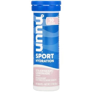 Sport Hydration, Effervescent Electrolyte Drink Tablets, Strawberry Lemonade, 10 - Picture 1 of 2