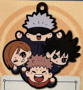 Megahouse Jujutsu Kaisen Vol #2 Yuji Megumi Nobara Gojo Portachiavi in gomma 2 pollici - Foto 1 di 6