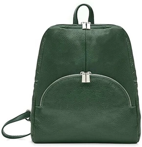 Women Soft Leather Backpack Rucksack Silver Zipper Closer with Multi-Pockets - Picture 1 of 49