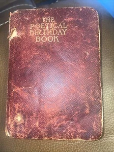 Birthday Greetings The Poetical Poetry Collection Sayings c 1800’s leather book - Picture 1 of 9