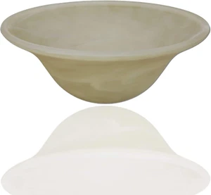LIGHTACCENTS Alabaster Amber Glass Lamp Shade Replacement for Floor Lamps - Lamp - Picture 1 of 12
