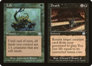 MTG magic cards 1x Life // Death Apocalypse Light Play, English - Picture 1 of 1