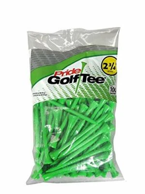 Pride Golf Tee - 2-3/4 inch Deluxe Tee - 100 Count Bag (Citrus Green) - Image 1 of 4