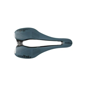 SELLE ITALIA SLR BOOST GRAVEL – SUPERFLOW – TI 316 RAILS – BLUE GRANITE - Picture 1 of 5
