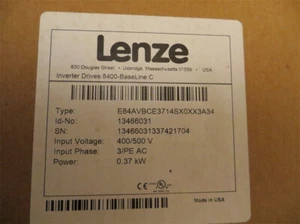 Lenze E84AVBCE3714SX0XX3A34 New IN box via DHL/FEDEX - Picture 1 of 6