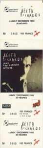 Biglietto concerto KEITH RICHARDS & THE WINOS 1992 inutilizzato ROLLING STONES - Foto 1 di 1