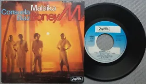 BONEY M 'Malaika / Consuela Biaz' 1981 Yugoslavian 7" vinyl - Foto 1 di 1