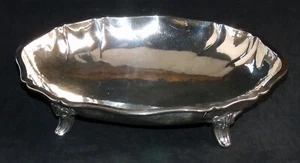 SILBER SCHALE GESTEMPELT 835 FÜßE 1,1 kg LARGE BOWL SILVER STAMP UM 1900 - Bild 1 von 10