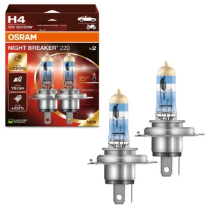 OSRAM NIGHT BREAKER 220 DUOBOX H4 60/55W 12V +220% 64193 Halogen Glühlampe - Bild 1 von 6