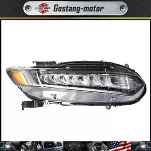 LED Headlight Assembly Chrome Right Passenger Side For 2018-2021 Honda Accord - Picture 1 of 12