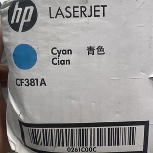 HP 312A (CF381A) Cyan LaserJet Toner Print Cartridge CF440AM - Picture 1 of 4