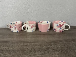 Starbucks Cherry Blossom Ceramic Cup 10 Oz. 2015 Set Of 4 - Picture 1 of 6