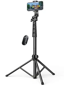 UGREEN iPhone Tripod Stand Filming 70”/1.8m Tall Selfie Stick Bluetooth Remote - Picture 1 of 5