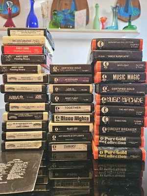 33 Bee Gees / Disco Mix Donna Summers Abba 8 track tapes 70s One Owner Estate  - Image 1 of 4