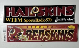 Menge 2 Vintage Washington Redskins Autoaufkleber - Bild 1 von 5