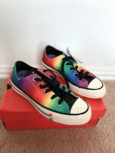 Converse Chuck 70 Ox Pride Glitter 165714C Nero/Egret/Multi Uomo3.5Donna’s 5.5 - Foto 1 di 5
