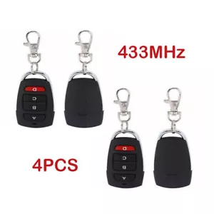 4X Universal 433MHz Funk Fernbedienung Garagentor Handsender Lernfähig Empfänger - Bild 1 von 7