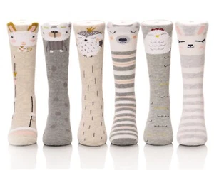 Unisex Baby Girls Socks Toddler Knee High Socks - Cartoon Animal Warm Cotton ... - Picture 1 of 7