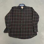 Woolrich Shirt Mens Size Large Plaid Long Sleeve Button Up *READ