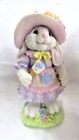 Vtg Easter Bunny Statue 7? Tall  Joelson Inc. Wobbles!