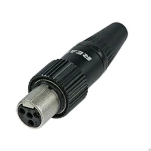 Rean 4 Pin RT4FCT-B Tiny XLR Connector - With Locking Screw - Picture 1 of 2