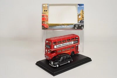 B8 1:76 OXFORD GIFT SET LD004 LONDON BUS & AUSTIN TAXI GIFT SET NUOVO CON SCA... - Immagine 1 di 4