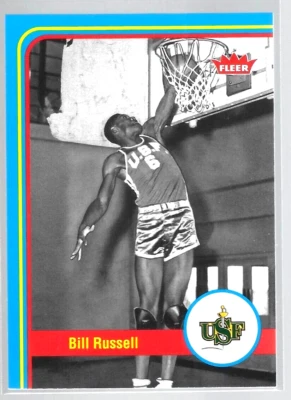 2012-13 Fleer Retro #16 Bill Russell University of San Francisco Dons Boston Cel - Image 1 of 2