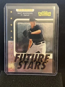 Matt Manning 2021 Contenders Future Stars Gold #17/99 - Detroit Tigers - Picture 1 of 2