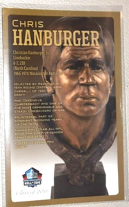 PRO FOOTBALL HALL: "C HANBURGER INDUCTEE POSTCARD," Class 2011 (3.5" x 5.5") New - Picture 1 of 3
