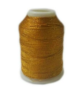 Polyester Häkel Garn Metallic Fäden 150M Gold Glitzer Pulver YABALI Nähgarne - Bild 1 von 4