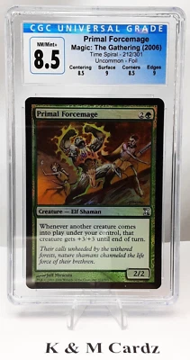 MTG - Time Spiral - Primal Forcemage - Foil - Graded - CGC 8.5 - Image 1 of 4