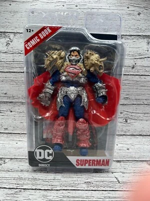 Figura de acción DC Direct Ghosts of Krypton Superman cómic McFarlane Armor Foto 1 de 4