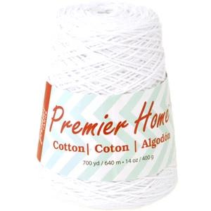 Premier Yarns Home Cotton Yarn - Solid Cone-White (Pack of 1 Skein) - Picture 1 of 1