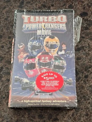 BRAND NEW Turbo A Power Rangers Movie (VHS; 1997) Sealed OOP Watermarks *SEE PIC - Image 1 of 3
