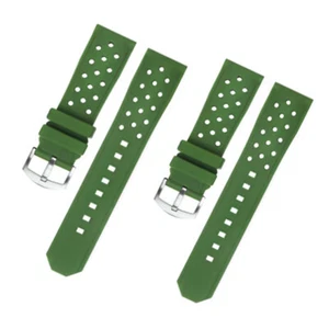Simple Easy Operate Strap Suitable For Tag Heuer 22mm Straps Silicone Material - Zdjęcie 1 z 15