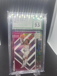 2019-20 Status Kevin Porter Jr Red Dazzle Rookie Refractor SP RC #95 CGC 9.5 Gem - Picture 1 of 2