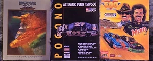 RARE VINTAGE NASCAR WINSTON CUP PROGRAMS 1990 POCONO 1995 BRICKYARD 1992 BRISTOL - Picture 1 of 4