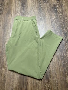 Fabletics Pants Mens 36x34 Green The Only Pant Performance Stretch Lightweight - Picture 1 of 10