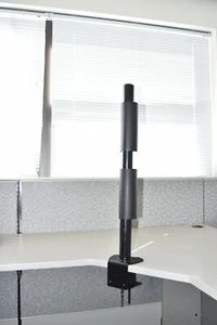 Chief KTC230 Dual Vertical Desk Clamp Mount, Black #KTC230B - Picture 1 of 11