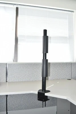 Chief KTC230 Dual Vertical Desk Clamp Mount, Black #KTC230B - Image 1 of 4