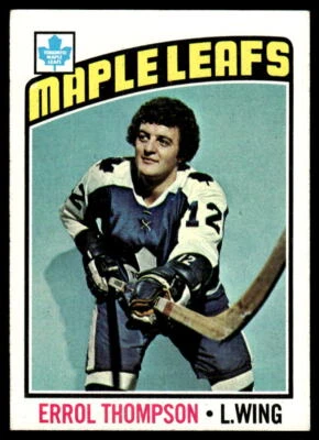 1976-77 Topps #259 Errol Thompson Toronto Maple Leafs NM - Image 1 of 2