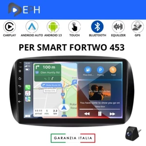 Autoradio 9" Carplay Per Marceds Benz SMART ForTwo Forfour 453 ANDROID 13 WiFi - Foto 1 di 17