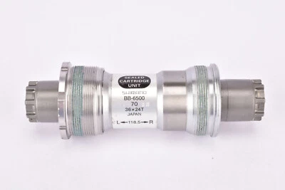 NOS Shimano Ultegra 9-speed #BB-6500 sealed cartridge triple BB in 118.5 mm ITA - Bild 1 von 4