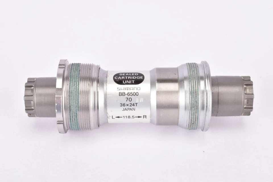 NOS Shimano Ultegra 9-speed #BB-6500 sealed cartridge triple BB in 118.5 mm ITA - Bild 1 von 4