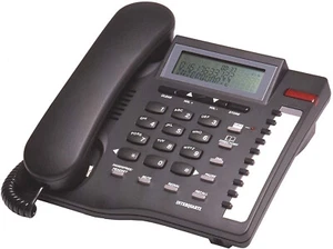 Bürotelefon schwarz schnurgebunden Interquarz Gemini CLI Single Line 9335 Freisprecheinrichtung - Bild 1 von 4
