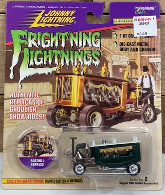 1996 JOHNNY LIGHTNING FRIGHTNING LIGHTNINGS 1967 BOOTHILL EXPRESS GREEN S2 - Image 1 of 4